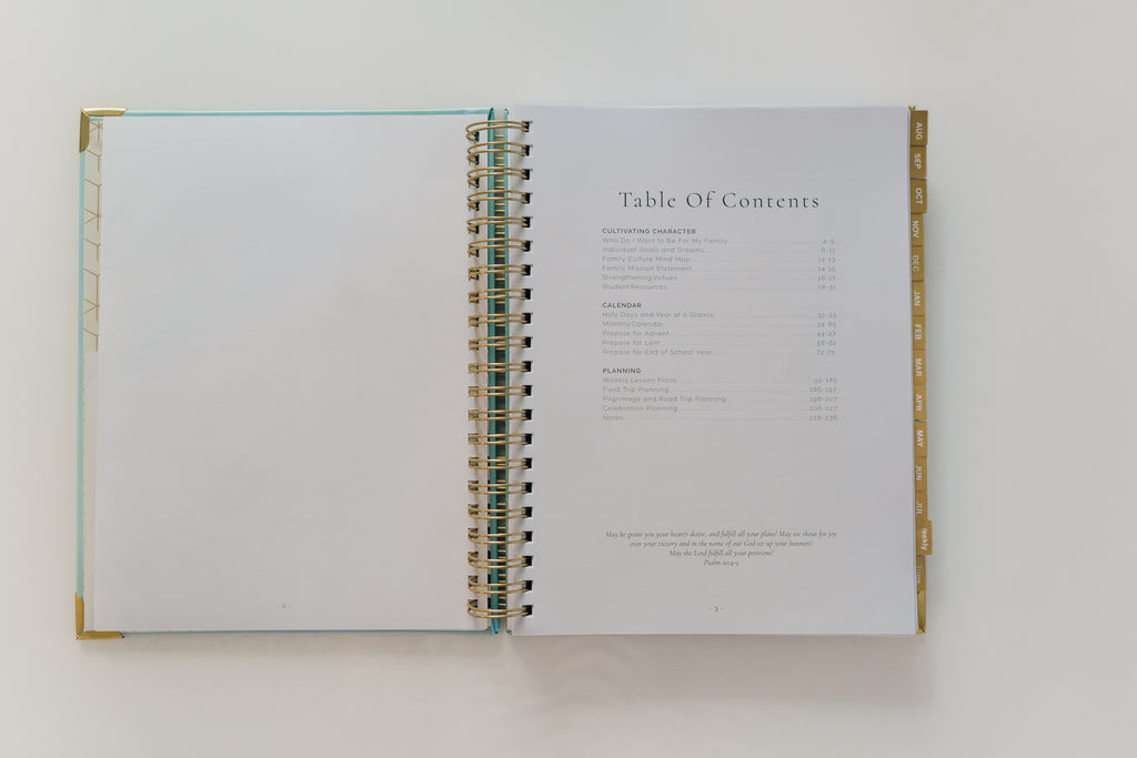 PRE-ORDER: Homeschooling for Catholic Parents Academic Planner